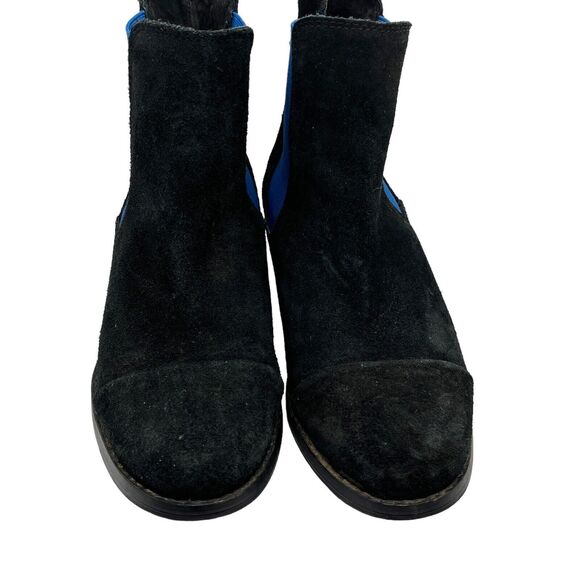 Free People X Jeffrey Campbell Boot Speir Size 6.5 37 New MSRP 198 Black Blue - Picture 4 of 16